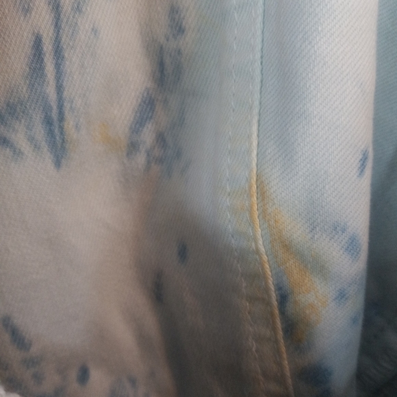 Mumu Blue from Rent the Runway Halter neck Tie-Dye Jean Dress Size Medium - Picture 5 of 9